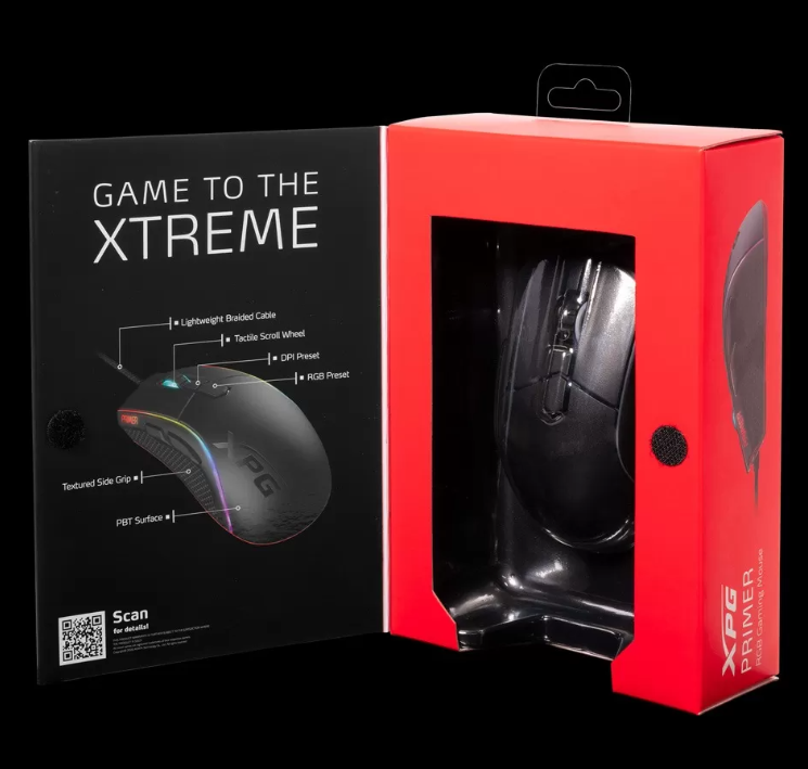 XPG mouse prime black – Fiestalan