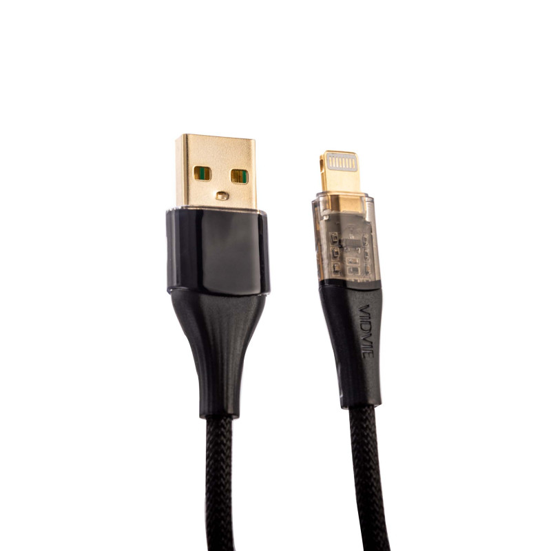 Cable Lightning / USB con hilo trenzado 3A CB4017i VIDVIE - 10983 - Imagen 2