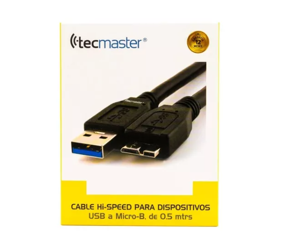 Cable Hi Speed Usb A A Usb Micro B Tecmaster - 100523 - Imagen 3