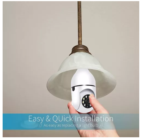 Camara Ampolleta Wifi Seguridad Panoramica 360 - 08314 - Imagen 6