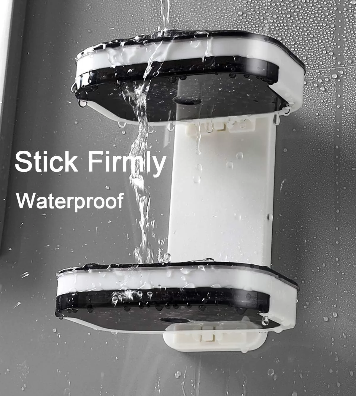 Porta Jabon Adheridle Jabonera doble 12185