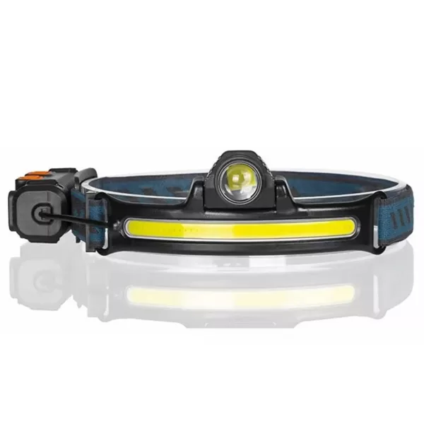 Linterna Frontal Led Minero Recargable 5000lum Cintillo W678 09614