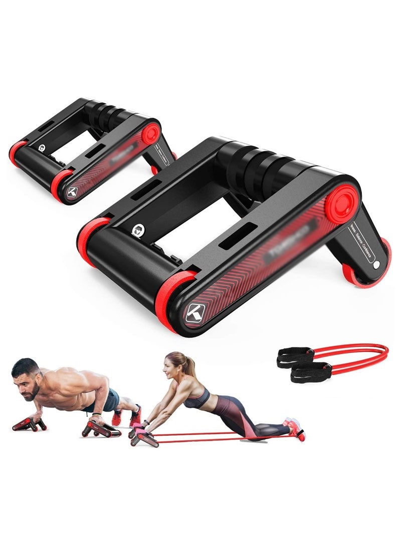 Equipo de entrenamiento con rodillos de ruedas y barras de flexión: diseño 3 en 1 - 06088