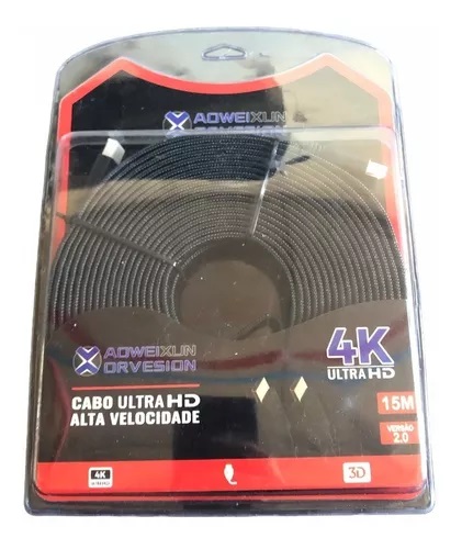 Cable HDMI 4k Reforzado 15 metros version 2.0 04832