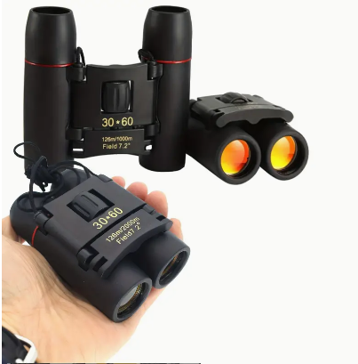 Binoculares 30x60 Pequeños Y Compactos, Observación De Aves, Viajes, Turismo, Livianos E Impermeables - 00177 - Imagen 2