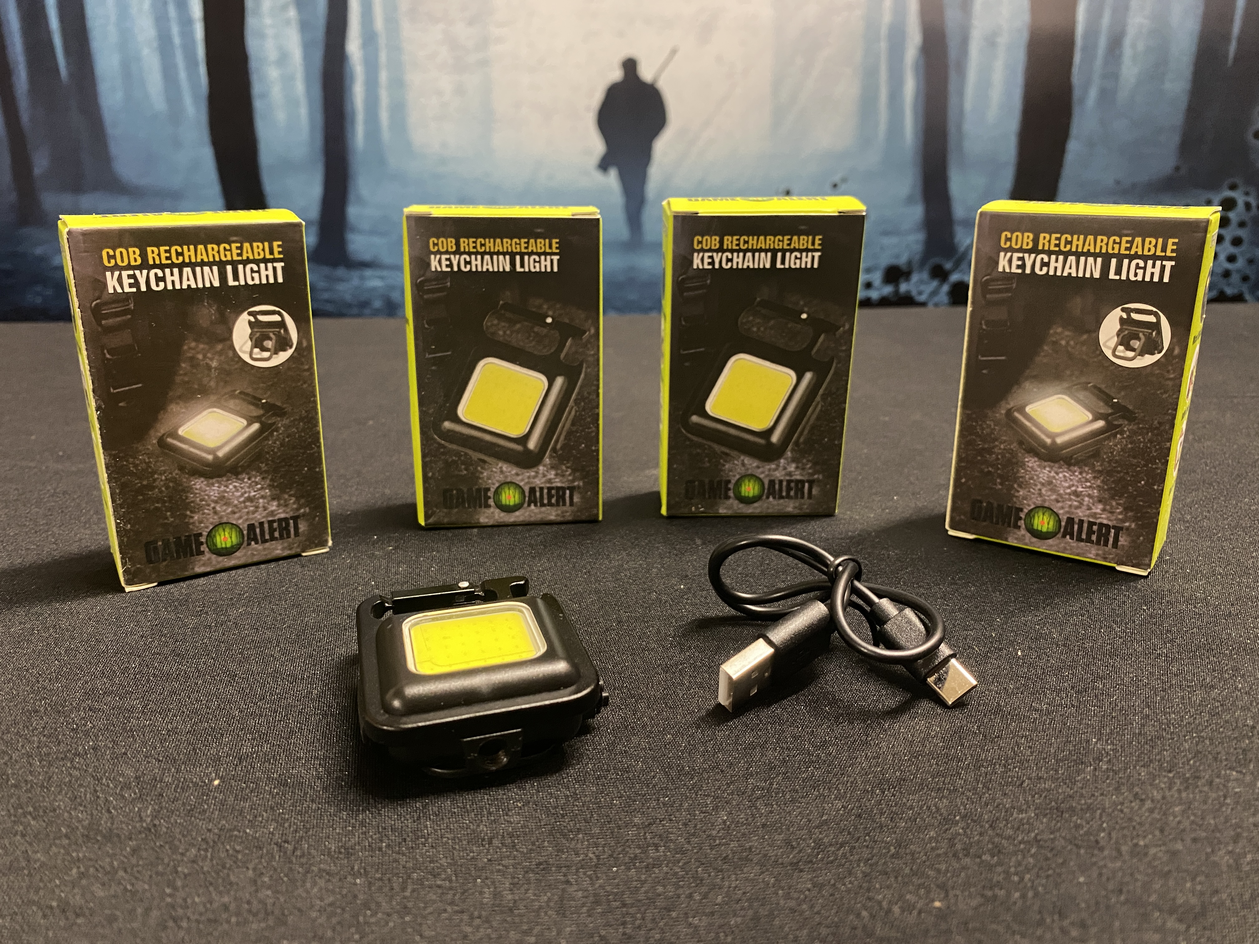 Mini linterna COB para llavero 10552 - Imagen 2