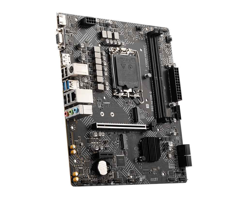 Placa madre MSI PRO H610M-G DDR5 (LGA1700, 5600MHZ, M.2, MicroATX) - Imagen 3
