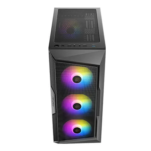 Gabinete Gamer Antec AX61 Elite Mid Tower ATX con 4 Ventiladores ARGB y Panel de Vidrio Templado - Imagen 2