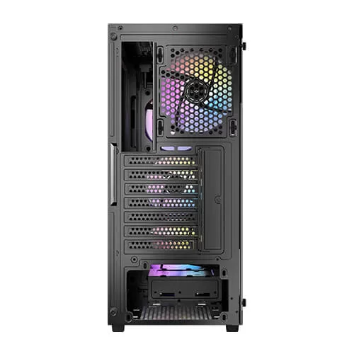 Gabinete Gamer Antec AX61 Elite Mid Tower ATX con 4 Ventiladores ARGB y Panel de Vidrio Templado - Imagen 7