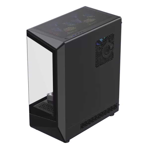 Gabinete GameMax Vista COC AB, 5xARGB, Vidrio Templado, USB-C, Sop. 240mm, ATX/mATX/ITX, Mid Tower - Imagen 3