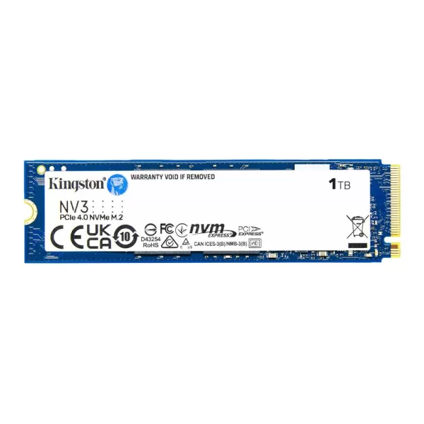 Kingston NV3 1 TB (SNV3S/1000G - NVMe, PCIe 4.0, 6.000MB/s