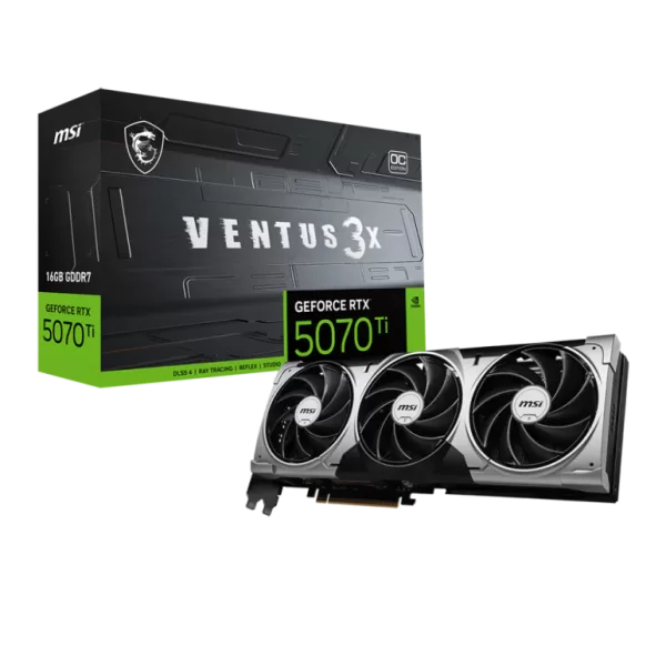 RTX 5070 Ti 16G VENTUS 3X OC- MSI GEFORCE