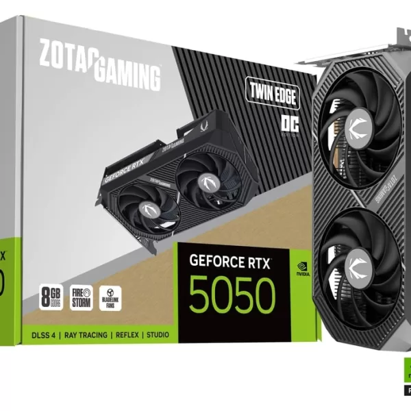 RTX 5050 Twin Edge OC 8GB GDDR6 128-bit- Zotac Gaming GeForce