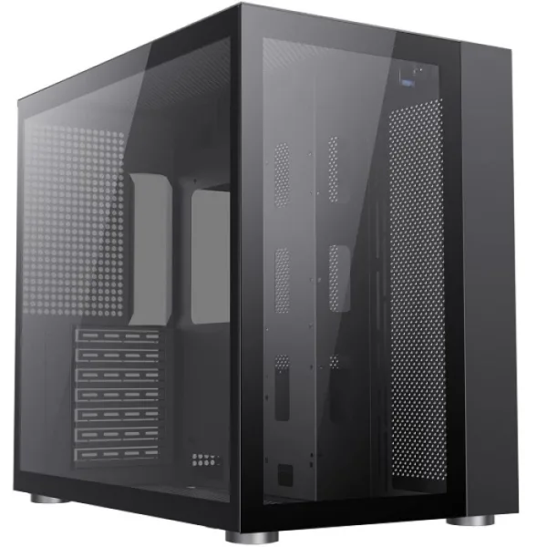 GameMax INFINITY MINI BK -  Micro ATX - Negro (No incluye Fans Secundarios)
